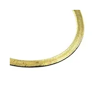 generico bracelet en or jaune 18 k, 750, maille lisse de poisson, épaisseur 3,5 mm, longueur 18,5 cm., or, no gemstone
