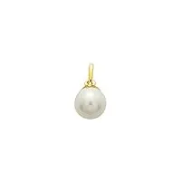 tousmesbijoux pendentif femme - perle - or 18 carats