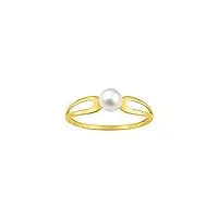 tousmesbijoux bague femme - perle - or 18 carats