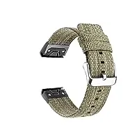 egsdse libération rapide en nylon vachette bracelet pour garmin fenix 7x 7 6 6x pro gps 5 5x 3hr descente mk1 mk2 bracelet 22 26mm, 22mm, agate