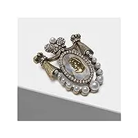 rwraps princess design pins court european retro pearl vintage broche