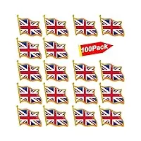 pin's en métal pour vêtements, drapeau britannique, patriotique britannique, bijoux, cadeau, laiton