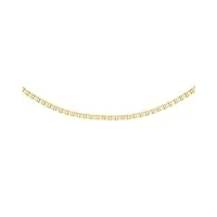 amazon essentials collier à chaîne en or jaune 9 carats 61 cm (précédemment amazon collection)