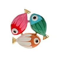 broches et pin's Émail coloré petites broches de poisson pour femmes mignon cartoon animal pin enfants accessoires