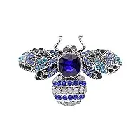 broches et pin's broche d’abeille strass large fashion insect pin vintage women winter coat accessoire