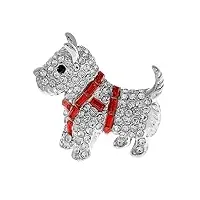 broches et pin's strass petit chien broches pour femmes animal pin fashion bagpack badages
