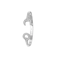 ellie rose london bracelet en or blanc 9 carats avec zircone pour bébé bn343w, or 9 carats