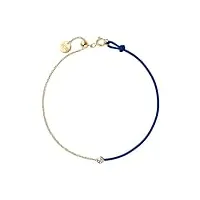 ice jewellery - diamond bracelet - chaîne bleu foncé (021086)