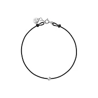 ice jewellery - diamond bracelet - corde noir (021093)