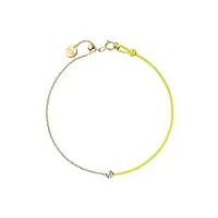 ice jewellery - diamond bracelet - chaîne jaune (021089)