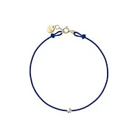 ice jewellery - diamond bracelet - corde bleu lazuli (021094)