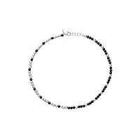 giovanni raspini collier sphères onyx 11851, 50, argent, onyx