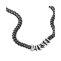 diesel collier chaîne en acier inoxydable, bicolore, pour homme, dx1487060