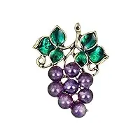 brooch pins grape brooch personality jewelry fruit brooch women's brooch pin clothes ornaments brooches fashion