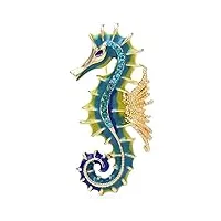 women's seahorse brooches for women men hippocampus animal party office brooch pin gifts brooches for women