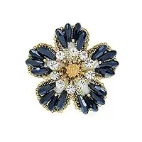 broches brooch women's crystal brooch, boho brooch pins for women vintage colorful crystal flower brooches shiny coat scarf jewelry gift fashion decoration