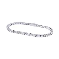 bliss bracelet tennis femme argent 925 bijou royale offre élégante cod. 20090120, argent sterling