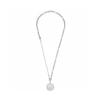 leonardo jewels clip&mix 023548 parure de bijoux 3 pièces comprenant un collier de 50 cm, un bracelet de 18,5 cm, un pendentif en acier inoxydable, des perles d'imitation, de la nacre, du cristal de