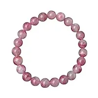 haoduoo bracelet naturel rouge pastèque tourmaline gemme cristal perle ronde femme bracelet 10mm aaa