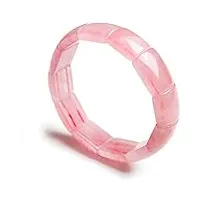 haoduoo bracelet quartz rose naturel bracelet rectangle cristal perle femme bracelet jonc