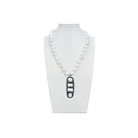 labdip colliers pour femme bijoux naturel blanc keshi baroque perle collier blanc naturel perle noir garni pendentif remplir accessoires de mode