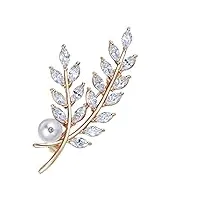 broche en alliage premium broches corsage épinglette pour femmes châle broche magnifique collier clips à la main épingles à collier ()