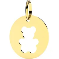 médaille ourson ajourée (or jaune 375°)
