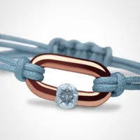 bracelet newborn pierre précieuse ou fine (or rose 750°)