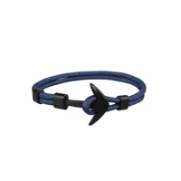 bracelet ancre bleu marine