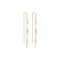 mads z papagena boucles d'oreilles 14 ct. or 0,08 ct. 1501081 - femme - gold