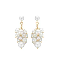 mads z coco ear studs boucles d'oreilles 8 ct. or 3313188 - femme - gold