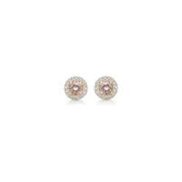 mads z florence morganit boucles d'oreilles 14 ct. or 0,15 ct. 1516022 - femme - gold