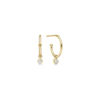mads z lucy boucles d'oreilles 8 ct. or 3317173 - femme - gold