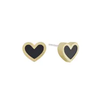 tommy hilfiger enamel hearts boucles d'oreilles acier inoxydable 2780738 - femme - stainless steel