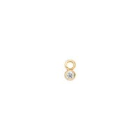 julie sandlau purity pendentifs d'oreille 14 ct. or 0,017 ct. yg14-ep06 - femme - gold