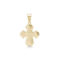 mads z dagmar blank cross pendentifs 8 ct. or 8330535 - femme - gold