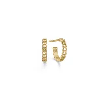 mads z poetry panser boucles d'oreilles 14 ct. or 1510045 - femme - gold