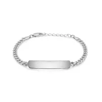 avilé jewelry panzer bracelets argent di003-s-16,5 + 3 cm - unisex - 925 sterling silver