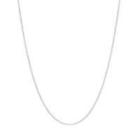 mads z round anchorchain colliers argent 9120100 - femme - 925 sterling silver