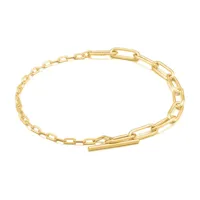ania haie b021-02g bracelet doré  homme