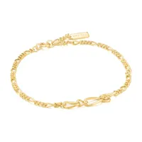 ania haie b021-03g bracelet doré  homme