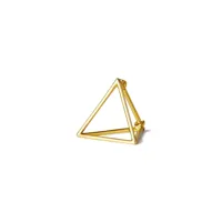 shihara boucle d'oreille triangle 15 - métallisé