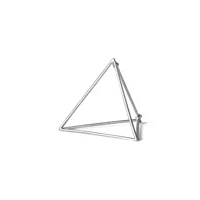 shihara boucle d'oreille triangle 30 - métallisé