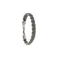 emanuele bicocchi woven chain bracelet - métallisé