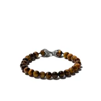 david yurman bracelet spiritual beads en argent sterling - marron