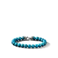 david yurman bracelet spiritual beads en argent sterling - bleu