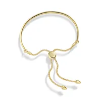monica vinader bracelet gp fiji chain - or