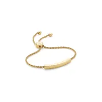 monica vinader bracelet gp linear chain - or