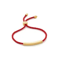 monica vinader bracelet gp linear - rouge