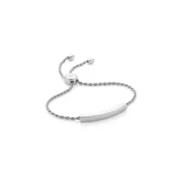 monica vinader bracelet linear chain - argent